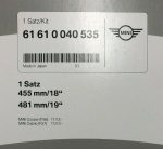 Original MINI F55 F56 F57 Wiper Blades Wiper Kaca Depan - Gambar 4