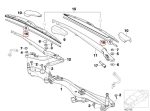 Original BMW E65 E66 Refill Karet Wiper Penghapus Kaca Depan Mobil - Image 4