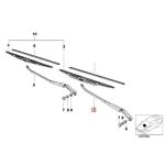 Original BMW E36 Coupe Cabrio LHD Wiper Arm Right - Image 5