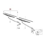 Original BMW E36 Wiper Karet Penghapus Kaca Mobil - Image 4