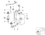 Original BMW E31 E38 E39 Washer Pump Pompa Motor Air Wiper Kaca Depan - Image 6