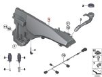 Original BMW E70 X5 Tangki Air Wiper Fluid Washer Tank 61667162588 - Image 5