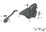 BMW G20 G21 Tabung Tangki Air Wiper Fluid Washer Container 61669478352