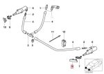 Original BMW E46 LCI Facelift Cover Trim Tutup Washer Lampu Depan KIRI 61677066847 - Gambar 4