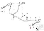 Original BMW E46 LCI Facelift Cover Trim Tutup Washer Lampu Depan KANAN 61677066848 - Gambar 4