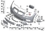 Original BMW E92 E93 Facelift Headlamp Washer Nozzle Tutup Cover KIRI - Image 4