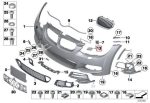 Original BMW E92 E93 Facelift Headlamp Washer Nozzle Tutup Cover KANAN - Image 4