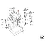 BMW E46 M3 Tangki Air Wiper Fluid Washer Container 61677895571 - Image 3