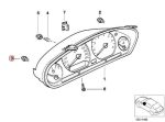 BMW E32 E34 E36 E38 E39 Lampu Bohlam Speedometer Instrument Cluster - Image 6