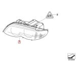 Original BMW E53 X5 LCI Lampu Depan Bi-Xenon Xenon Headlamp KIRI - Image 3