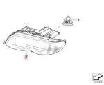 Original BMW E53 X5 LCI Lampu Depan Bi-Xenon Headlamp Sen Putih KANAN - Image 6