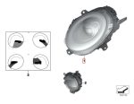 Original MINI Clubman F54 F55 F56 LED Headlamp Lampu Depan KANAN - Image 3