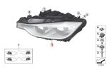 Original BMW F30 LCI Facelift Lampu Depan LED KIRI 63117419631 - Gambar 6
