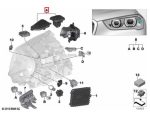 Original BMW F48 X1 PRE-LCI Modul Lampu DRL LED SET KANAN 63117428792 - Image 4