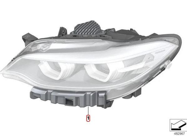 Original BMW F87 M2 LCI LED Adaptive Light Lampu Depan Headlamp KIRI