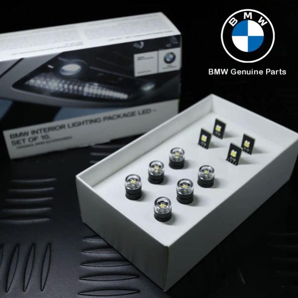 Original BMW Lampu Interior LED W5W W6W Set of 10 63122212788