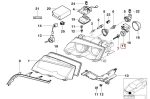 BMW E38 E46 Xenon Bulb Supporting Ring Bohlam Xenon 63126905323 - Gambar 5