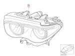Original BMW E65 E66 Lampu Xenon Headlamp Depan KANAN 63127165448 - Image 5