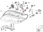 BMW Pre-facelift E39 E53 X5 Socket Bohlam Lampu Depan Low Beam - Image 5