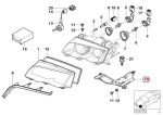 Original BMW E46 Sedan Headlamp Bracket Dudukan Lampu Depan KIRI - Gambar 4