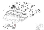 Original BMW E53 X5 Pre-LCI Headlamp Bracket Lampu Depan KANAN - Image 3