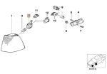 Original BMW E36 Socket Bohlam Lampu Sen Depan versi Euro 63131384032 - Image 5