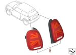 Original MINI Countryman F60 Union Jack Retrofit Kit Lampu Belakang - Image 4