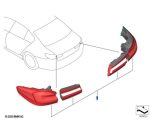 BMW G30 Lampu Facelift LCI Stoplamp Tail Lights Lampu Rem Belakang - Image 6