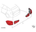 BMW G01 X3 Lampu Facelift LCI Stoplamp Tail Lights Lampu Rem Belakang - Image 5