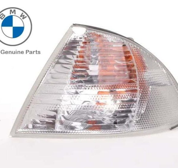 Original BMW E46 Turn Signal Lampu Sein Sen Putih Bening Depan KIRI 63136902769