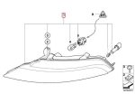 Original BMW E63 E64 Lampu Sen Putih Depan KANAN 63137165806 - Image 4