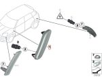Original MINI Countryman R60 Paceman R61 Side Scuttle Sen Fender Putih KANAN 63139802570 - Image 5