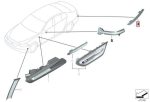 Original BMW F10 Rear Bumper Reflector Mata Kucing Belakang KIRI - Image 5