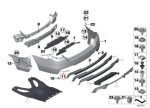Original BMW F10 M Sport Reflector Mata Kucing Bemper Belakang KANAN - Image 4