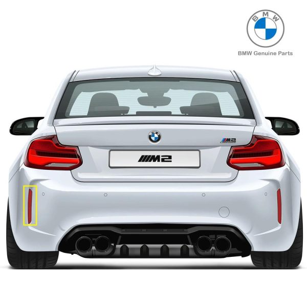 Original BMW F87 M2 Rear Bumper Mata Kucing Bemper Belakang KIRI
