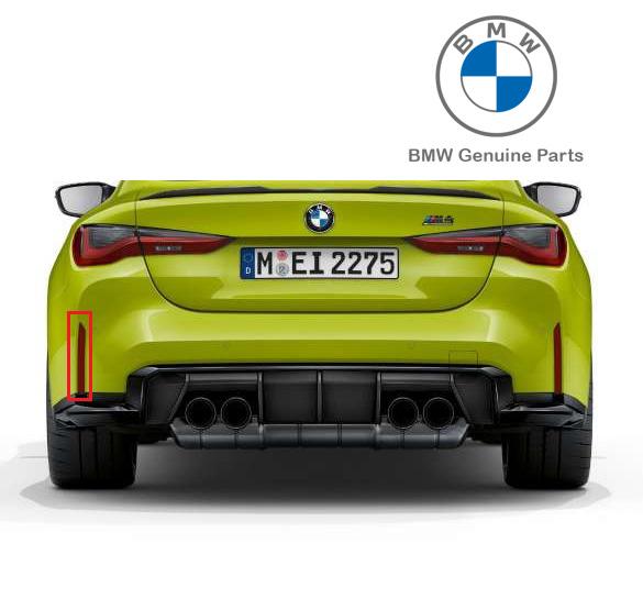 BMW G80 G81 M3 G82 G83 M4 Reflector Mata Kucing Bemper Belakang KIRI