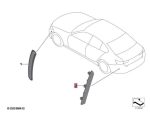 BMW G80 G81 M3 G82 G83 M4 Reflector Mata Kucing Bemper Belakang KANAN - Image 3