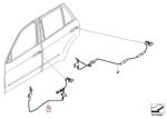 Original BMW E70 X5 E71 X6 Lampu LED Handle Pintu Depan kiri - Image 4