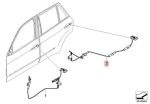 Original BMW E70 X5 E71 X6 Lampu LED Handle Pintu Belakang kiri - Image 4