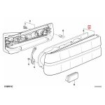 Original BMW E30 LCI Rear Stop Lamp Lampu Belakang KANAN 63211386942 - Image 5