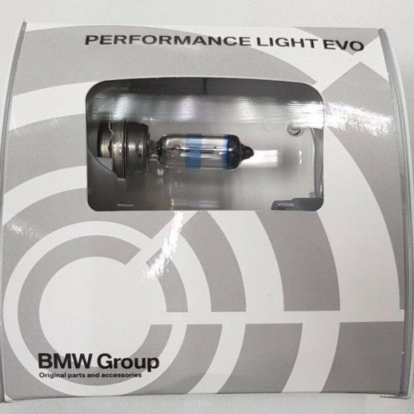 Original BMW H7 Performance Light EVO Halogen Bulbs Bohlam Lampu Utama