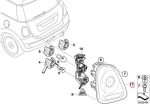 Original MINI R56 R57 Tail Light Lampu Belakang KANAN - Image 5