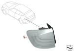 Original BMW E84 X1 LCI Stop Lamp Lampu Belakang Sisi Luar - KIRI - Image 6