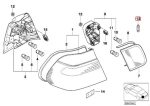 BMW E65 E66 E90 F10 Bohlam Lampu Plat Bagasi Festoon Bulb 12V 10W - Gambar 4