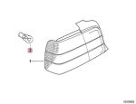 Original BMW E36 Bohlam Lampu Sen Orange PY21W - Image 5