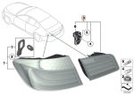 Original BMW F10 Pre-LCI Stop Lamp Lampu Belakang Sisi Bagasi KIRI - Image 3