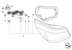 BMW E60 LCI Facelift Bulb Socket Rumah Lampu Bohlam Belakang KIRI - Image 5