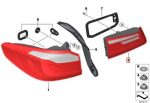 Original BMW G30 F90 M5 Lampu Mundur Belakang Sisi Bagasi KIRI - Image 4