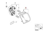 Original BMW E46 Coupe Cabrio PRE-LCI Lampu Belakang Sisi Bagasi KANAN - Image 4