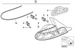 Original BMW E36 Z3 Facelift Lampu Rem Belakang Sen Putih KIRI - Image 3